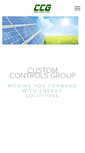 Mobile Screenshot of customcontrolsgroup.com